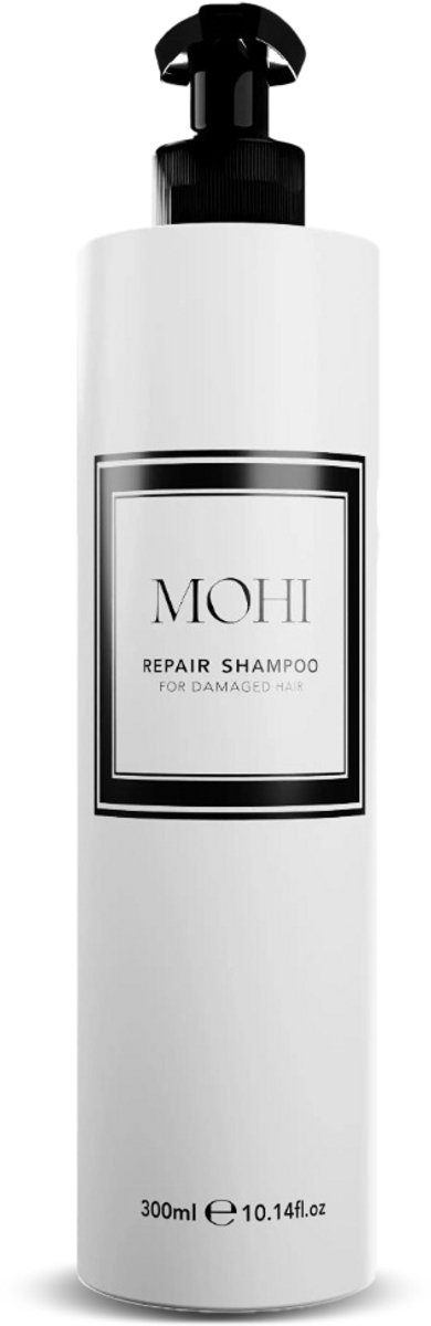 MOHI Repair Shampoo 300ml - Alle Haarstructuren - Voedt Reinigt en Herstelt Beschadigd Haar - Met Arganolie Keratine en Eiwitten - Vrij van Parabenen en Sulfaten