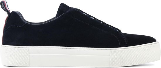 Tommy Hilfiger Vrouwen Suède Lage sneakers / Herenschoenen FM0FM01537403 -  Blauw - Maat 46 | bol.com