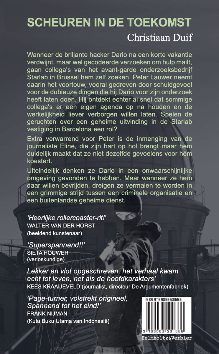 Starlab trilogie 1 - Scheuren in de toekomst - back cover
