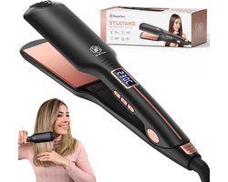 Beeperfect® Stijltang Pro Straight - Stijlen & Krullen - Stijltangen - Hair Straightener - 80℃ t/m 230℃ - Incl. Hittemat Beeperfect® Stijltang Pro Straight - Stijlen & Krullen - Stijltangen - Hair Straightener - 80℃ t/m 230℃ - Incl. Hittemat