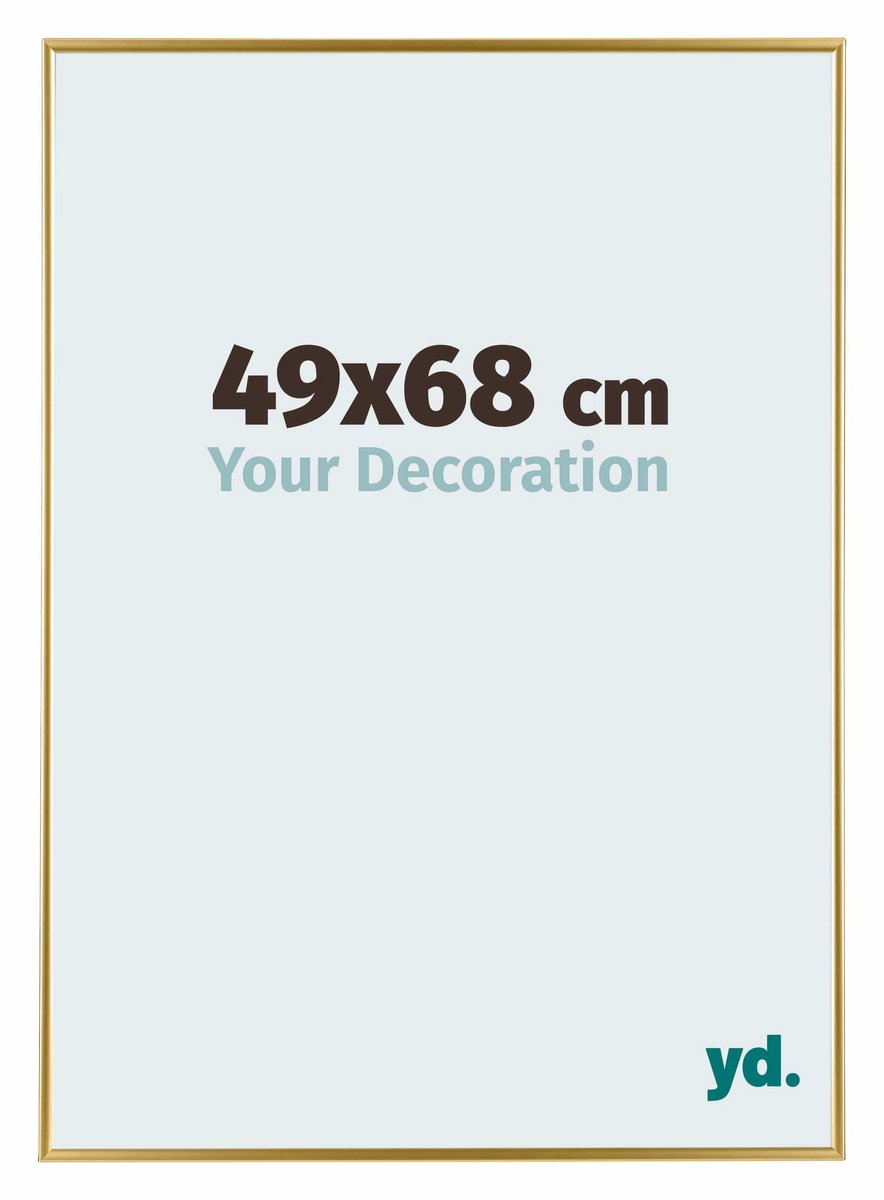 yd. Your Decoration - Fotolijst 49x68 cm - Kunststof - Goud - Evry