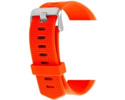 New Age Devi - Horloge band geschikt voor de Fitbit Charge 2 siliconen sport armband activity tracker oranje small