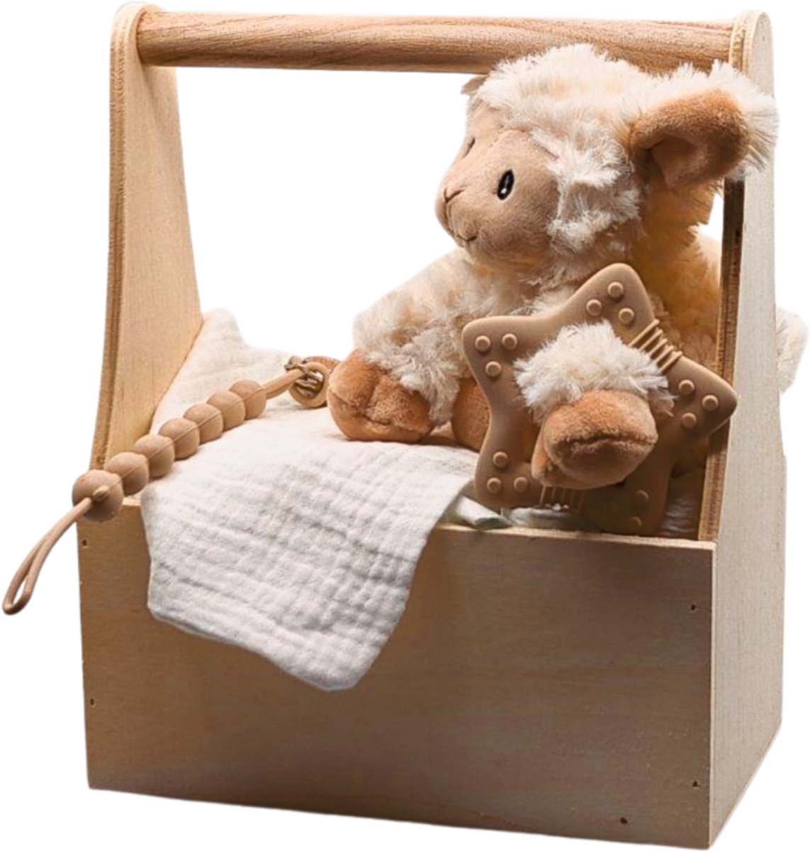 De Zoetebekjes® - Luiertaart - Pampertaart - De Schaapjesteller - Wit