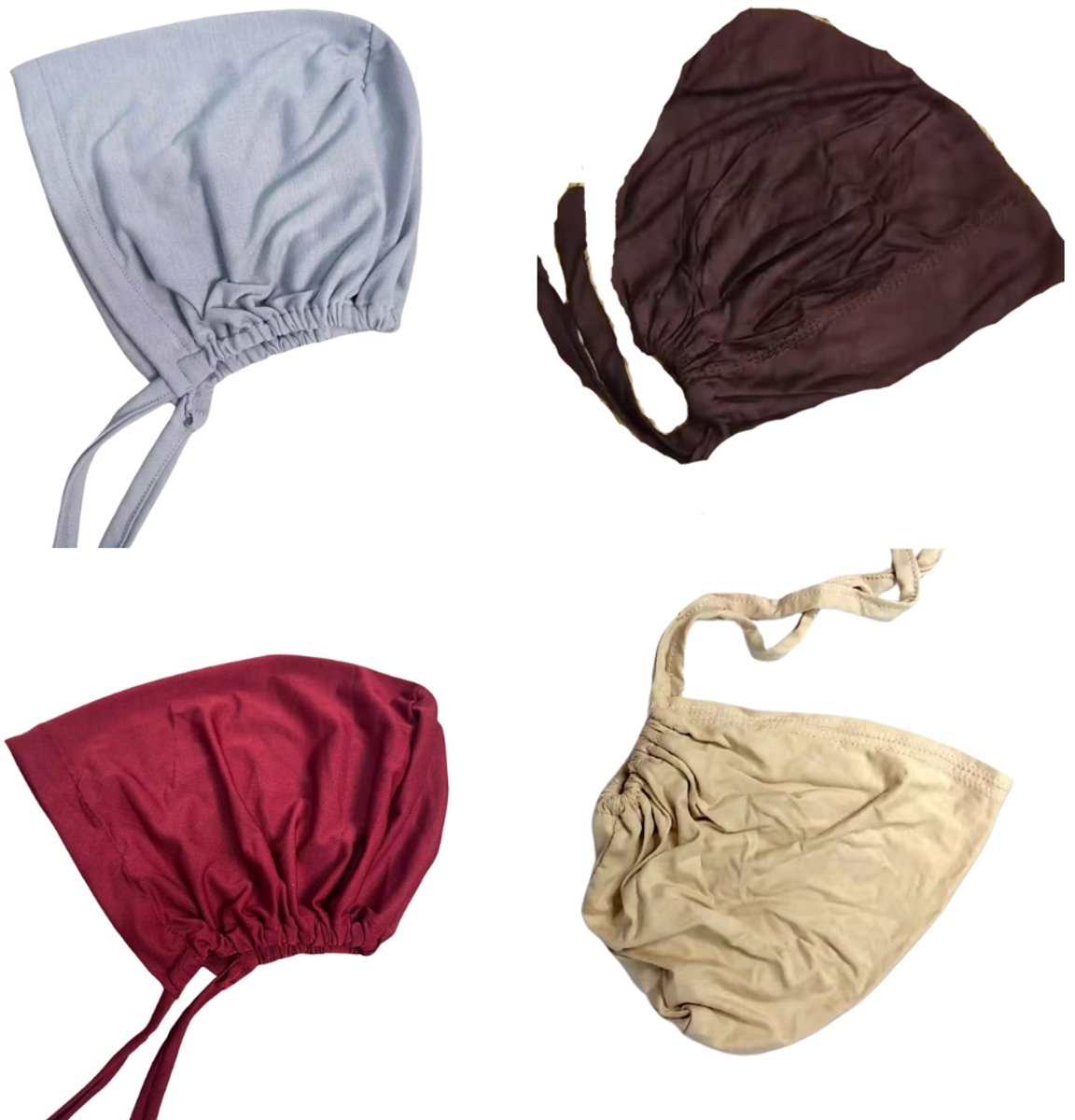 Ibramani – Multicolor Pack - Rafia Inner Hijab Basic – Muts – Hoofddeksel - Hoofddoek - Tulband – Haarband – Tulband Cap – Head wrap - Damesmutsen – Hoofdwear - Ramadan - Ied ul Fitr - Suikerfeest