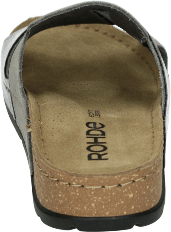 Rohde 5410 - Chaussons femme - Couleur : Grijs - Pointure : 42