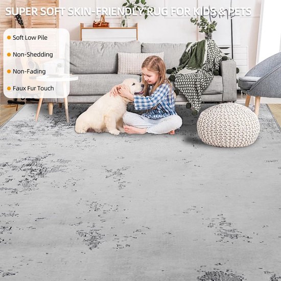 Loper tapijt voor de gang, keukenloper, antislip, 80 x 200 cm