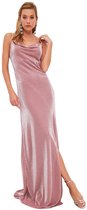 Trendyol Robe de soirée et de bal standard à col bénitier pour femme