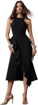 Trendyol Robe portefeuille à manches standard pour femme