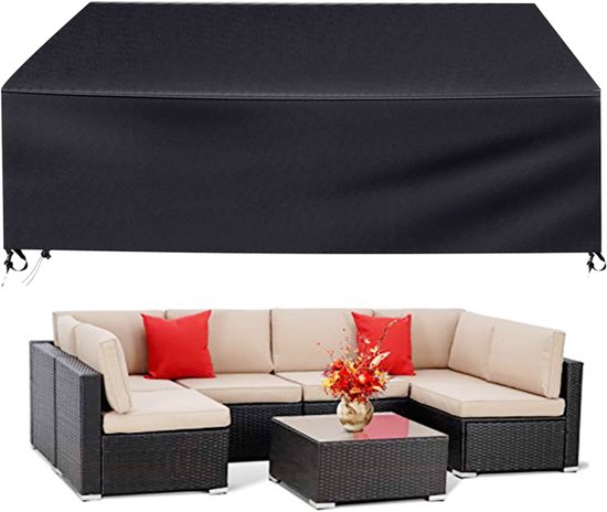 SONGMICS Abdeckung für Gartenmöbel-Set, 240 x 140 x 90 cm (L x B x H