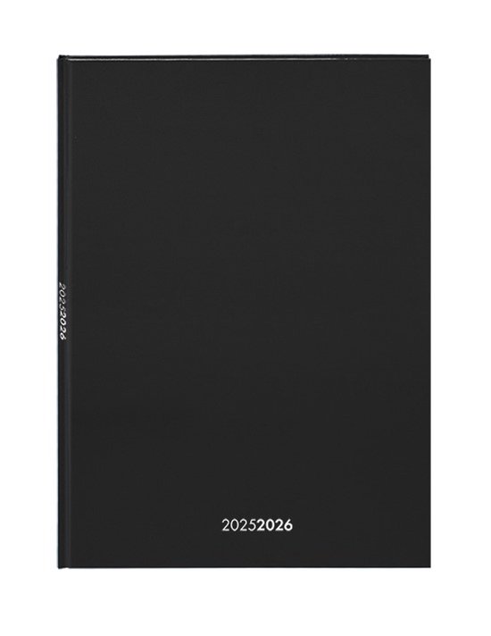 Verhaak - Schoolagenda 2025-2026 - Zwart - Basic - Agenda - Back to School - Schoolspullen