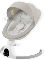 A Tiny Lovely Planet - Wipstoel - Schommelstoel Baby - Elektrisch - Baby Swing - 3 Verstelbare Hoeken en 4 schommelstanden - Beige