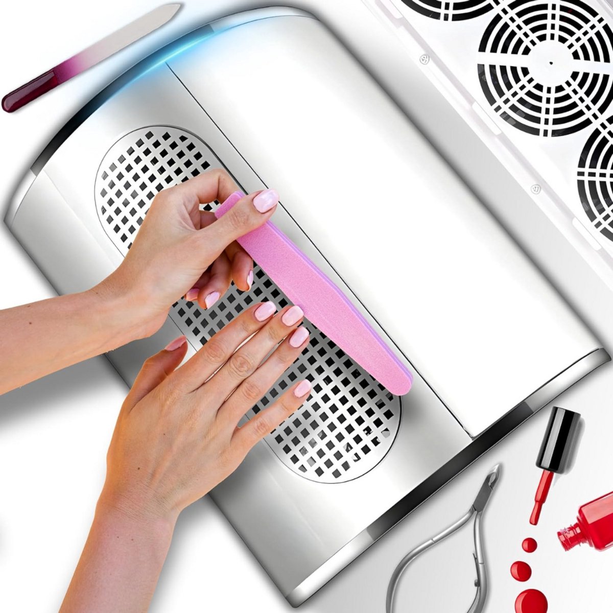 ApexArte® Nagel Afzuiger - Stofafzuiger Nagels - Nageltafel