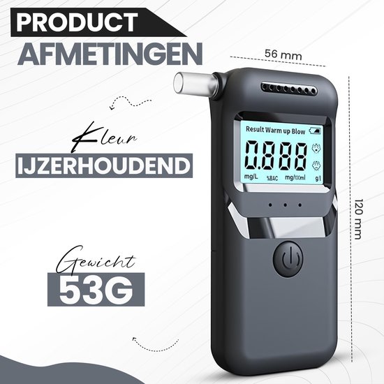 Alcoholtest met NF Keurmerk 20 stuks kopen? Morgen in huis