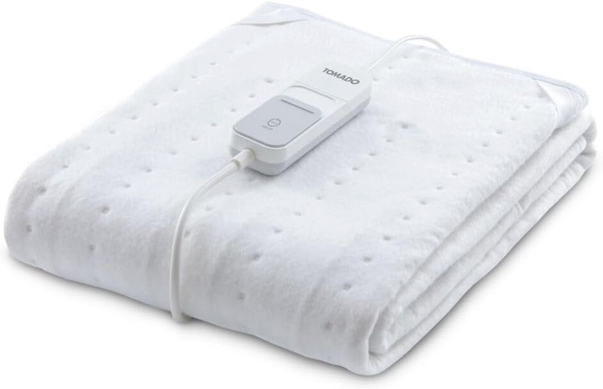 Elektrische Onderdeken 1 Persoon - Snelle Opwarming - Ademend en Wasmachinebestendig - 150 x 80 cm