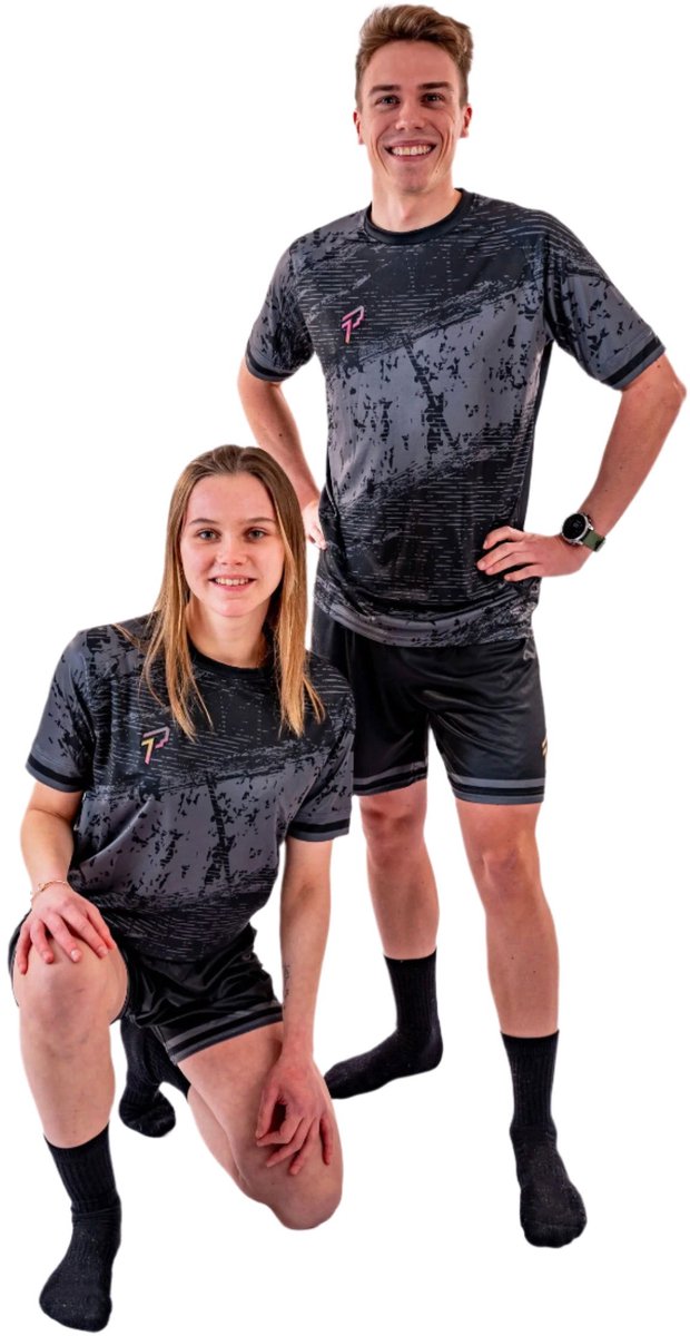 Proma Sports - Performance Shirt - Nightvision Asphalt - 116/128 - ESPORTS / FOOTBALL Tenue - Kinderen - Volwassenen - Unisex - Teamsports - Fitnessshirt - Voetbalshirt - Tennisshirt - Padelshirt - Gamingshirt - Virtual Sim Racing F1 GT