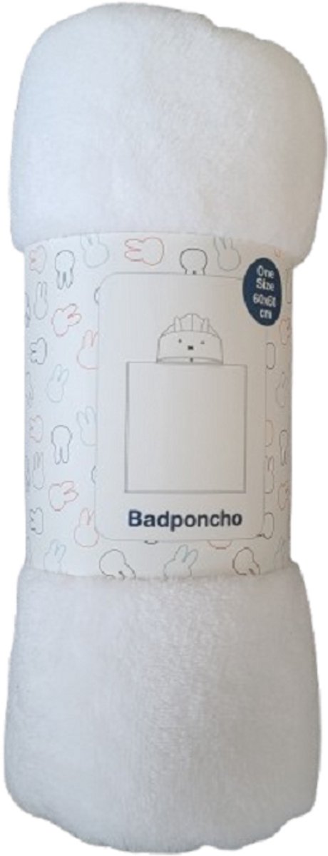 Nijntje badponcho wit 60x60 cm one size van Nijntje — afbeelding 2