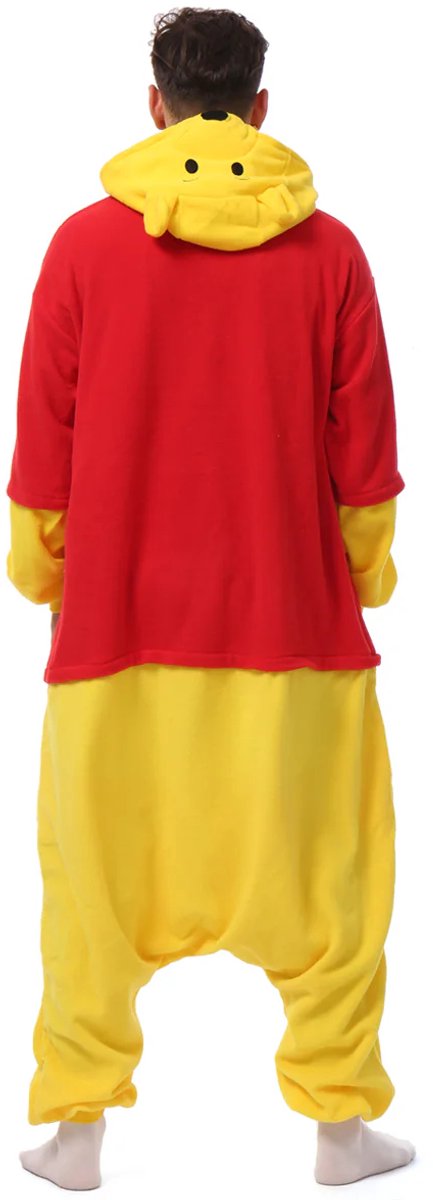 wotogold Dierlijke Gele Eend Pyjamas uniseks cosplay kostuums voor