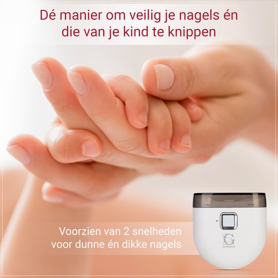 Pince à ongles électrique professionnel - Coupe-ongles automatique pour Adultes et bébés - Ciseaux à doigts et orteils - Coupe-pédicure pour Ongles épais - Couleur : Wit