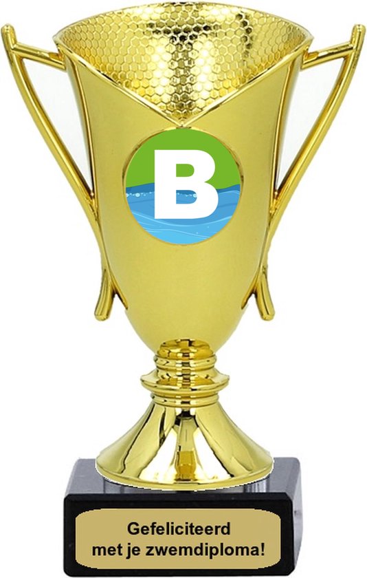 Zwemdiploma B cadeau beker – trofee