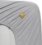 Beddinghouse Percale katoen - Hoeslaken - 90x220 - Licht grijs