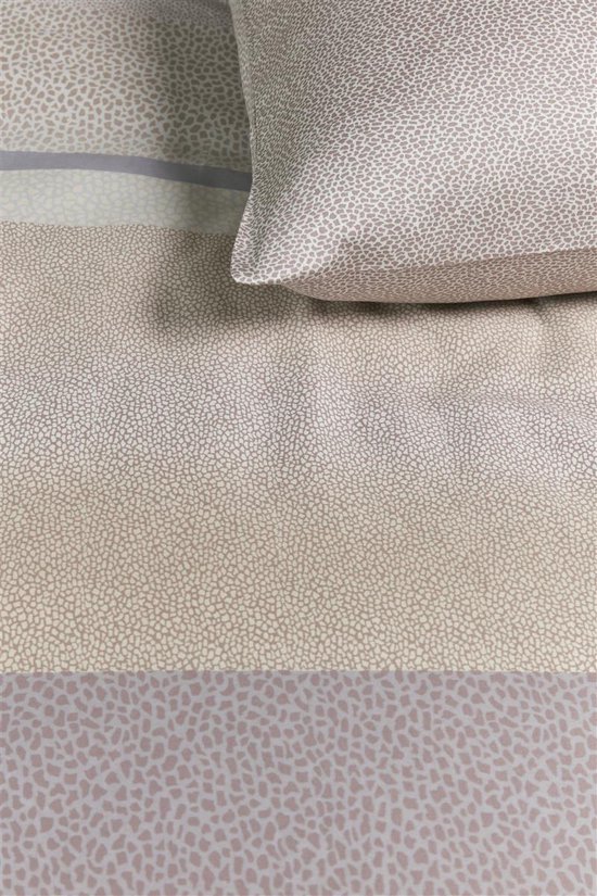 Beddinghouse Lenny dekbedovertrek - Eenpersoons - 140x200/220 cm - Naturel van Merkloos — afbeelding 3