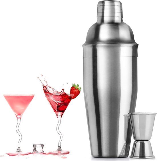 Complete 11-delige Cocktailshaker Set voor het Mixen van Drankjes