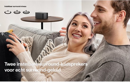 ULTIMEA Poseidon D60 - Soundbar met subwoofer en 2 achterluidsprekers, 5.1ch Dolby Atmos, 3D Surround Sound System van Ultimea — afbeelding 4