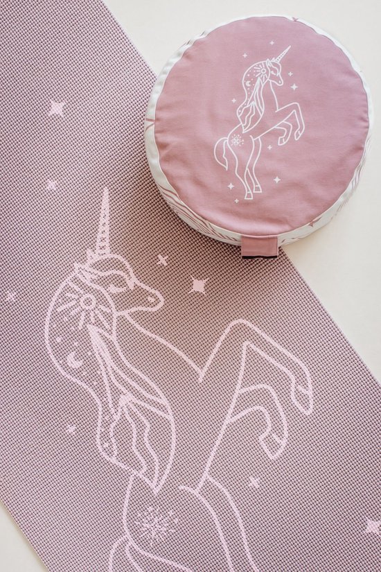 Kinder meditatiekussen unicorn - Lotus - Yoga kussen van Lotus — afbeelding 2