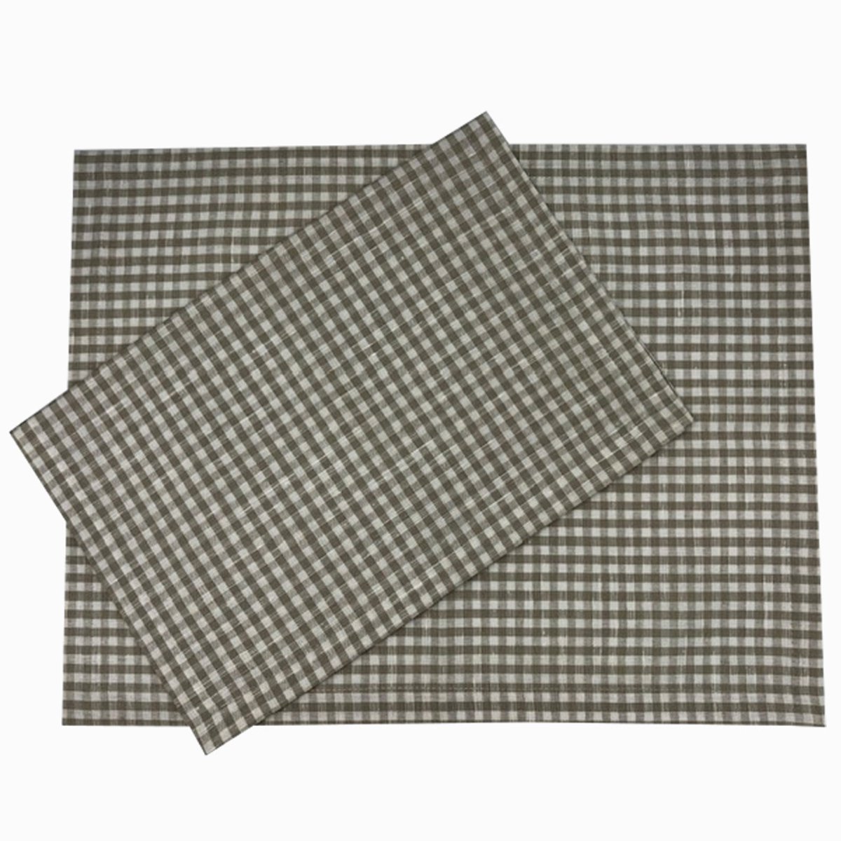 Rut placemat chocolate - set van 4