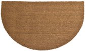 Paillasson Luance - demi-rond - coco - naturel - 45 x 75 cm - pour intérieur/extérieur - tapis d'entrée