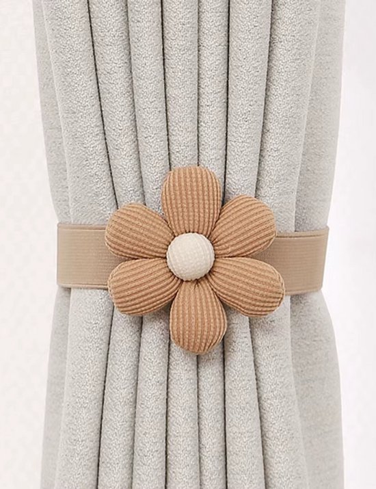 TopHomer 4 stuks gordijnhouders, magnetische gordijnhouders, 10 kleuren, voor woonkamer, slaapkamer, badkamer en eetkamer, geschikt voor gordijnen, gordijnen, douchegordijnen (goud