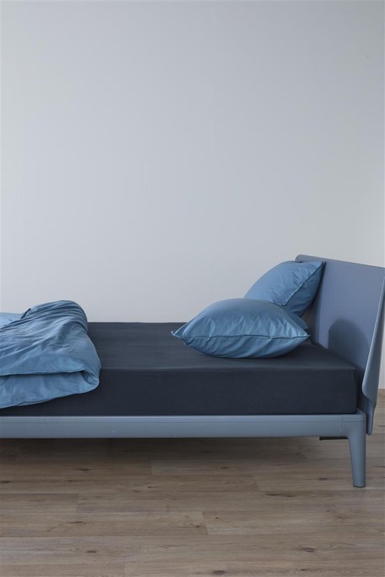 Beddinghouse - Jersey - Hoeslaken - 160x220 cm - Marine blauw