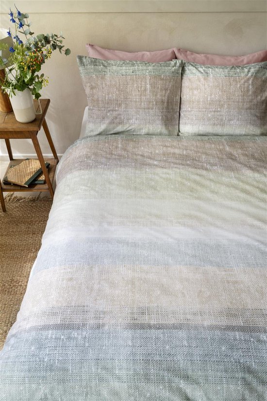 Ariadne at Home Colour Harmony dekbedovertrek - Lits-Jumeaux - 240x200/220 - Blauw Groen van Ariadne at Home — afbeelding 3