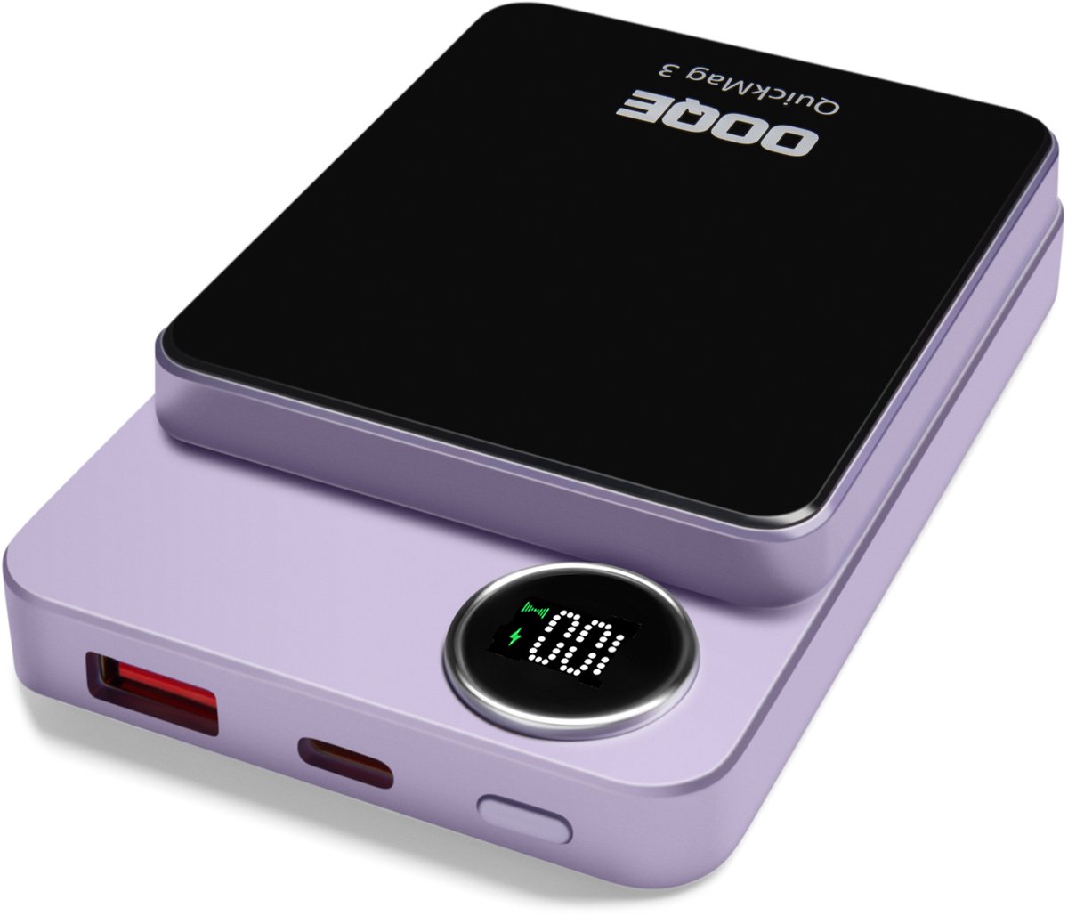 OOQE QuickMag - MagSafe Powerbank | Paars