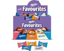 Milka Favourites Mix Chocolade - 5 smaken - Cheesecake, Oreo melk/wit, Toffee & Nut, Milkini - 108 Chocolaatjes - 1KG - Kantoor en Uitdeel bij Koffie - Voorraad - Verjaardag Cadeau Vrouw of Man - Moederdag Cadeau - Bonbons en Pralinés Milka Favourites Mix Chocolade - 5 smaken - Cheesecake, Oreo melk/wit, Toffee & Nut, Milkini - 108 Chocolaatjes - 1KG - Kantoor en Uitdeel bij Koffie - Voorraad - Verjaardag Cadeau Vrouw of Man - Moederdag Cadeau - Bonbons en Pralinés