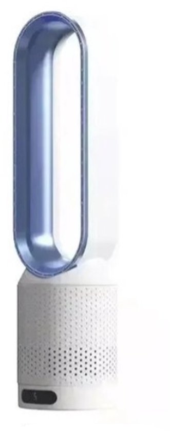 Rotorloze ventilator met luchtreiniger, 18 inch, torenventilator, stil met afstandsbediening, 8 snelheden, 80 graden oscillatie, 8-uurs timer, led- display, bladeless ventilator voor slaapkamer