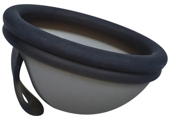 Foto: Menstruatieringdisc herbruikbaar gratis bewaarcase black edition 