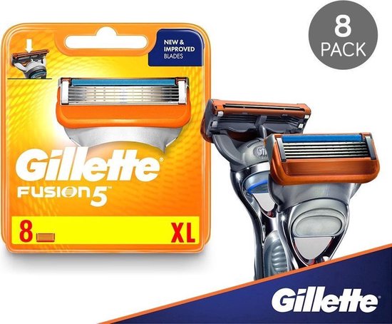Gillette Fusion 5 - 8 stuks - 5 blades - scheermesjes - opzet stukjes