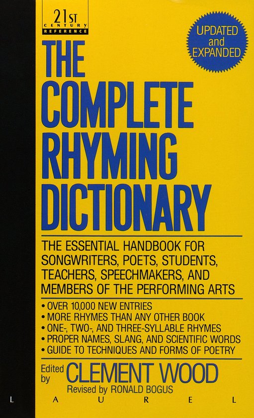 Complete Rhyming Dictionary - cover
