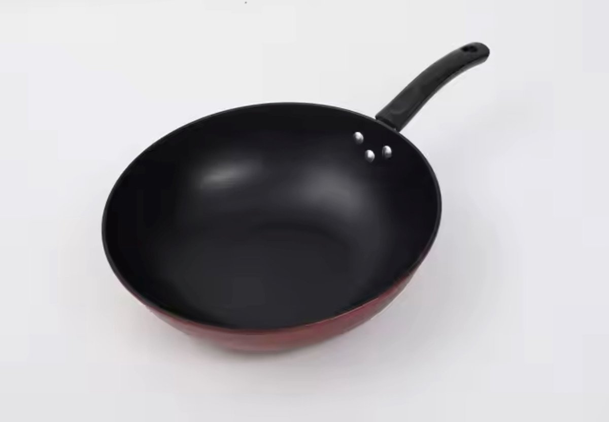 TuttoBello - Wokpan - 30 cm Rood