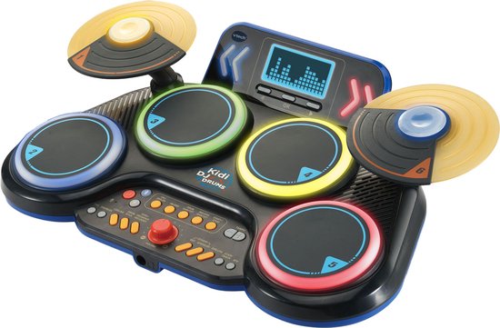 VTech Kidi DJ Drums - Interactief Speelgoed - Stimuleert Creativiteit - Inclusief Opname Functie & Bluetooth - Speelgoed vanaf 6 Jaar