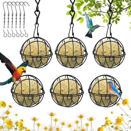 Intelligent Bird Feeder with Camera, Smart Bird Feeder with Camera WiFi, Real Time Surveillance, 1080P Hanging Camera for Bird Watching Outdoors (Round