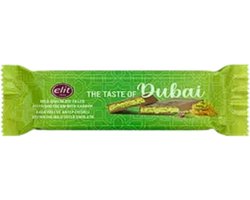 Elit Dubai chocolade reep - pistache creme met kadayif - 30gr