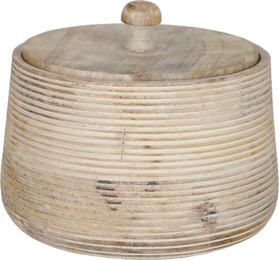 Foto: Jens living mango opbergpot xl 22 x 20 cm taupe