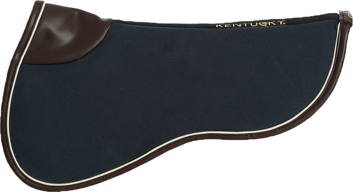 Kentucky Horsewear - Kentucky Horsewear Zadelonderlegger Absorb - maat One size - navy-white-brown