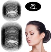 30 Filets à Cheveux Invisibles Marron - Pour Danse, Cuisine, Infirmière