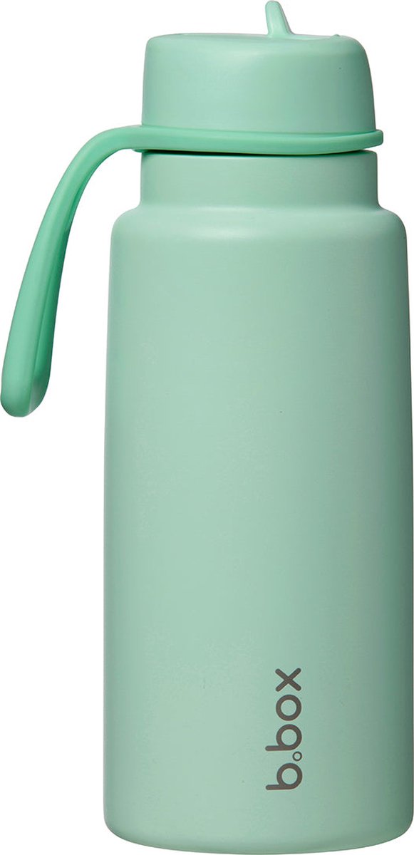b.box Thermos-Drinkfles en Waterfles met Fliptop 1 Liter | Drielaags Isolerend Roestvrij Staal | Houdt Drankjes tot 46 uur Koud | 1 l