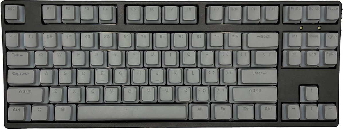 Grijs Pudding Keycaps Set - OEM - PBT - Double Shot - 130 Keys