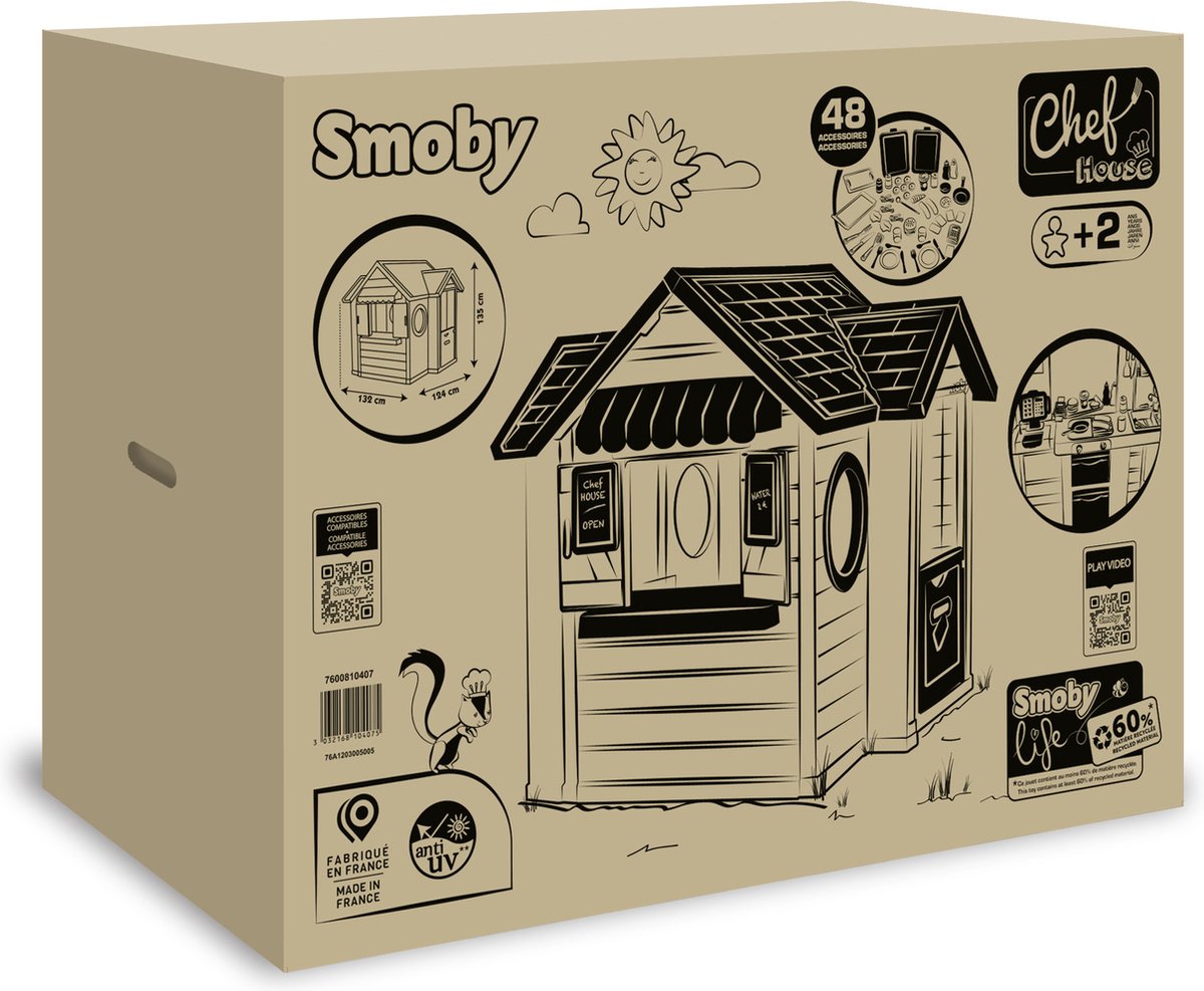Smoby - Smoby Life - Chef House - Speelhuis - Accessoires - Vanaf 2 jaar — afbeelding 6