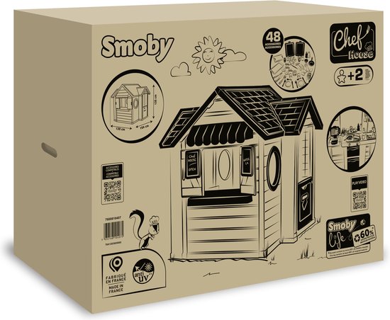Smoby - Smoby Life - Chef House - Speelhuis - Accessoires - Vanaf 2 jaar